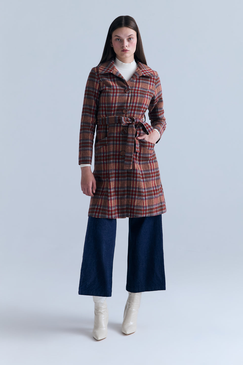 Esme Wool Trench  Coat