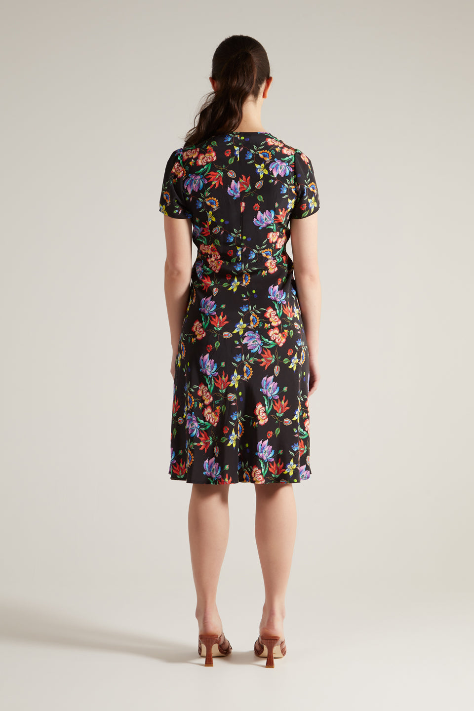 Sia Silk Bias Dress